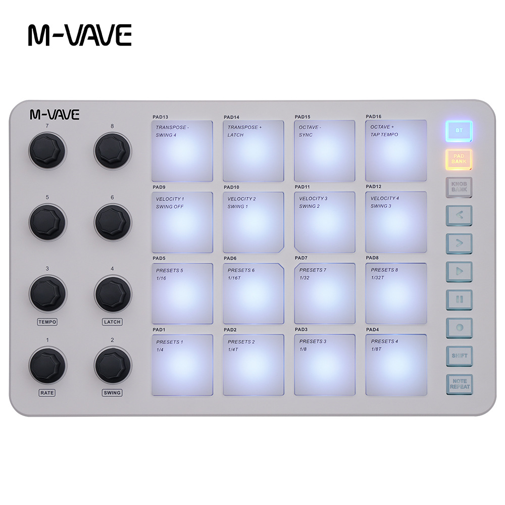 M-Vave Smc-Pad Pengontrol MIDI - Midi Controller Pad ulasan dan harga