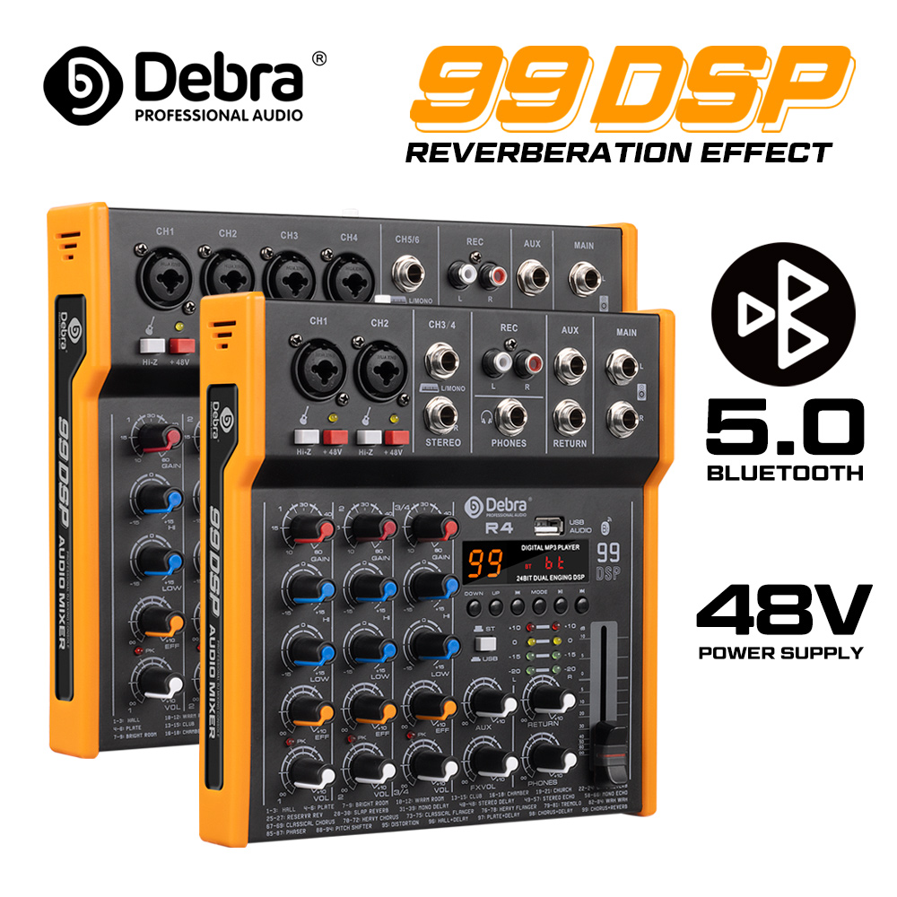 Debra R4/R6 Mixer Multi-Audio  - Audio Music Dj ulasan dan harga