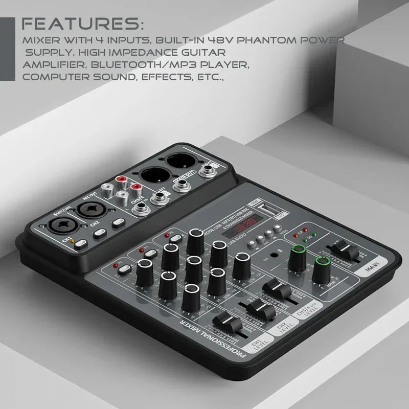 Konsol Pencampur Audio Profesi - Audio Music Dj ulasan dan harga
